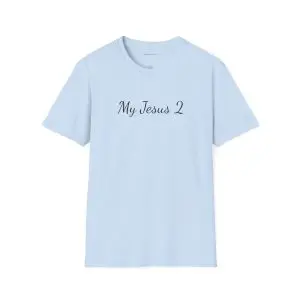 My Jesus 2 Unisex Softstyle T-Shirt Black Letters TM