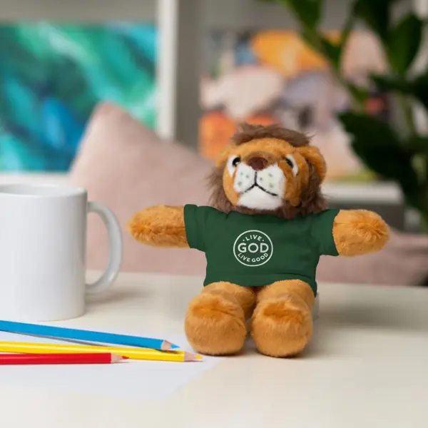 A Stuffed Animal with Tee LIVE GOD LIVE GOOD TM - Image 10