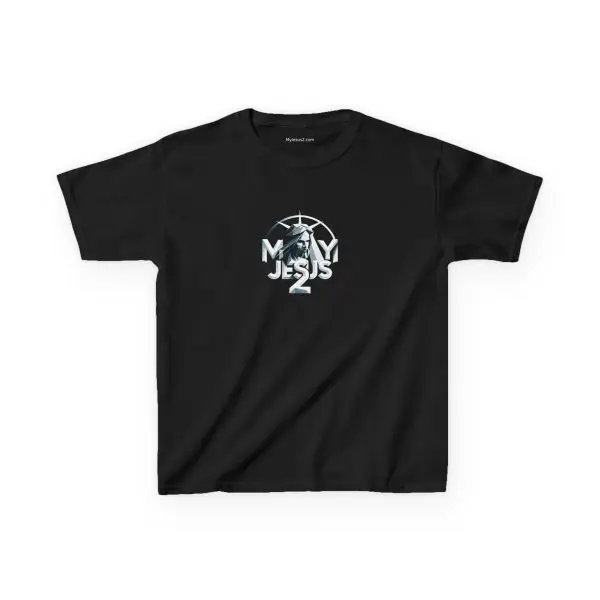 Kids Heavy Cotton Tee My Jesus 2 TM - Image 3