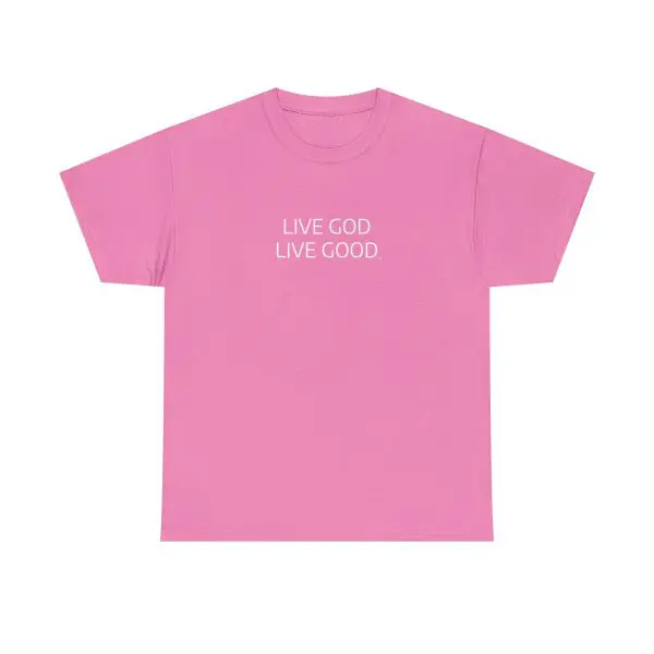 LIVE GOD LIVE GOOD Unisex Heavy Cotton Tee TM - Image 13