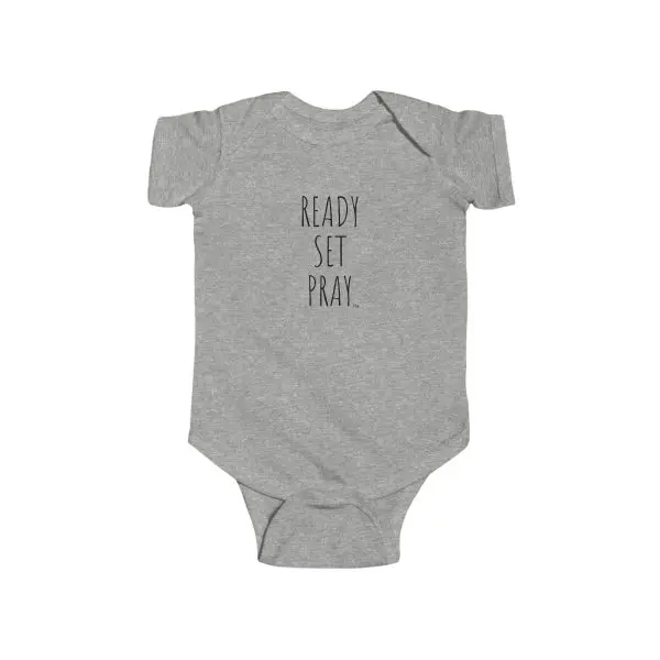 Infant Fine Jersey Bodysuit READY SET PRAY TM - Image 7