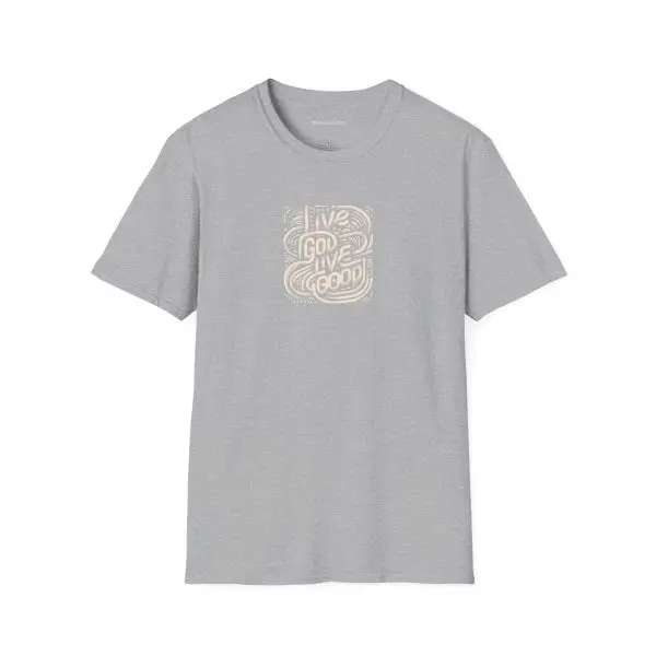LIVE GOD LIVE GOOD Unisex Softstyle T-Shirt TM - Image 5
