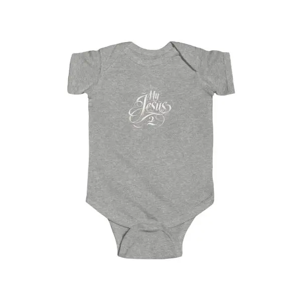 Infant Fine Jersey Bodysuit My Jesus 2 TM - Image 3