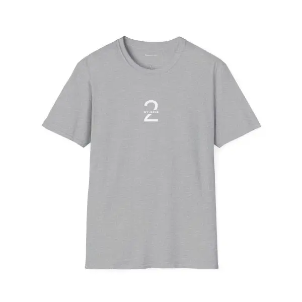My Jesus 2 Front Logo Unisex Softstyle T-Shirt TM - Image 3
