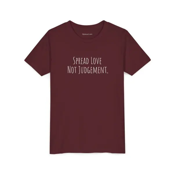 Spread Love Not Judgement Youth Short Sleeve Tee TM