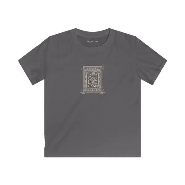 Kids Softstyle Tee LIVE GOD LIVE GOOD TM - Image 5