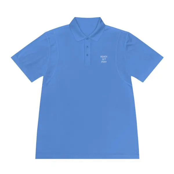 READY SET PRAY Men's Sport Polo Shirt TM - Image 16