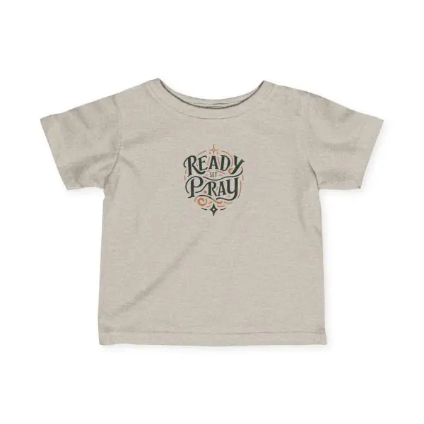 Infant Fine Jersey Tee READY SET PRAY TM - Image 3