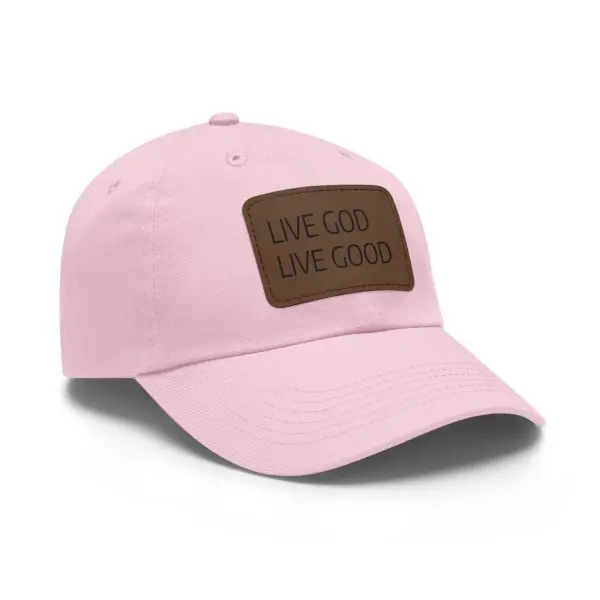 A Hat with Leather Patch (Rectangle) LIVE GOD LIVE GOOD TM - Image 38