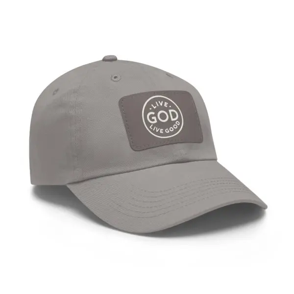 A Hat with Leather Patch (Rectangle) LIVE GOD LIVE GOOD TM - Image 22