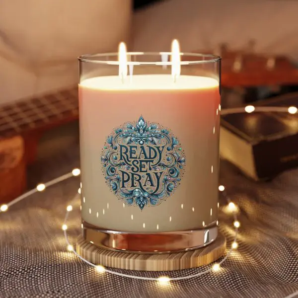 Scented Candle - Full Glass, 11oz READY SET PTRAY TM - Image 3