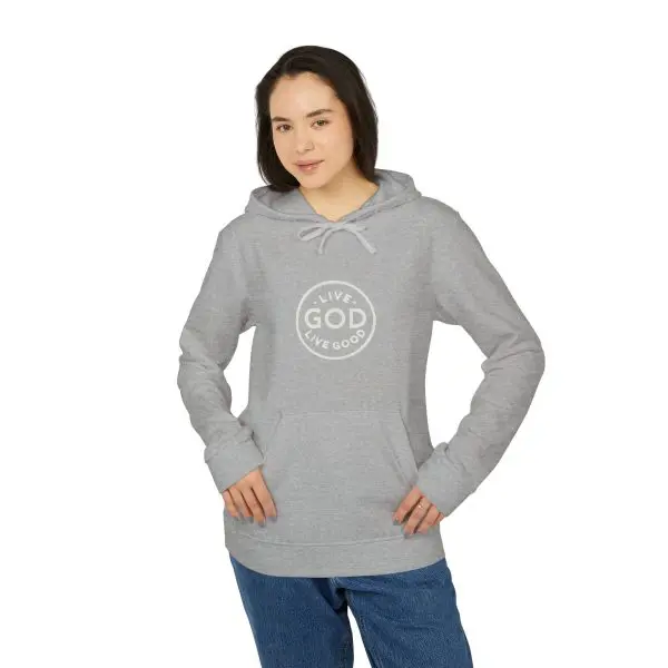 Unisex adidas Fleece Hoodie LIVE GOD LIVE GOOD TM - Image 8