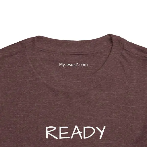 READY SET PRAY Toddler Short Sleeve Tee White Letters TM - Image 36
