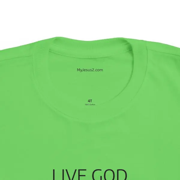 LIVE GOD LIVE GOOD Toddler's Fine Jersey Tee TM - Image 6