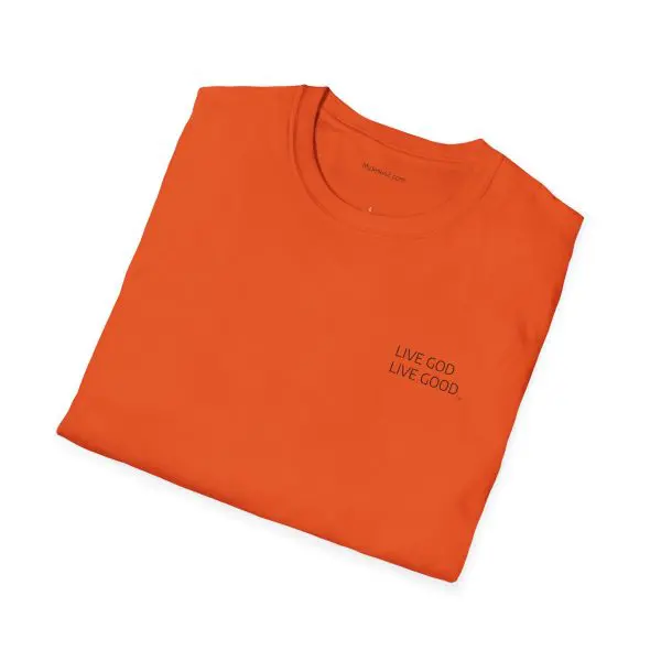 LIVE GOD LIVE GOOD Black Label Unisex Softstyle T-Shirt TM - Image 16