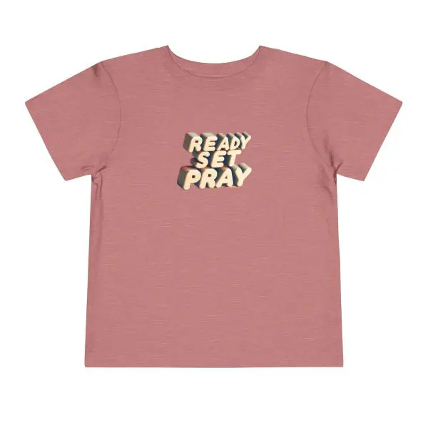 Toddler Short Sleeve Tee READY SET PRAY TM - Image 4
