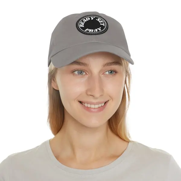 Hat with Leather Patch (Round) READY SET PRAY TM - Image 21