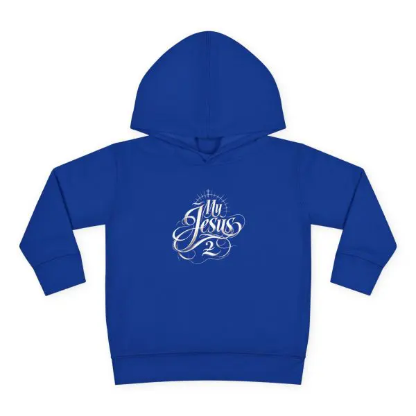 Toddler Pullover Fleece Hoodie My Jesus 2 TM - Image 10