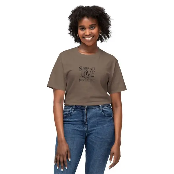 Spread Love Not Judgement Unisex HD Cotton T-shirt TM - Image 2