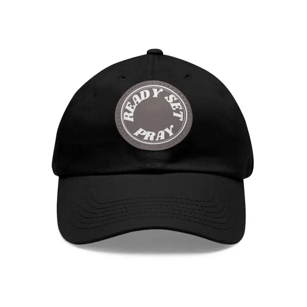 Hat with Leather Patch (Round) READY SET PRAY TM - Image 16