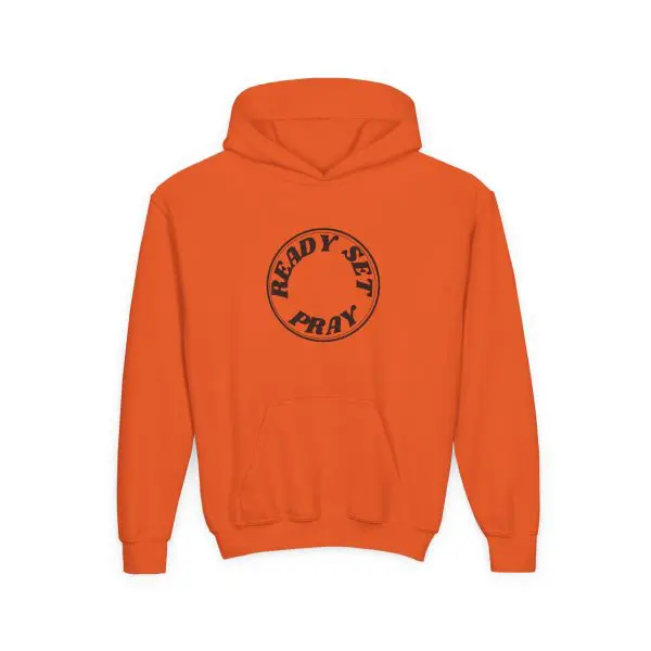 Heavy Blend Kids Hooded Sweatshirt READY SET PRAY TM - Image 9