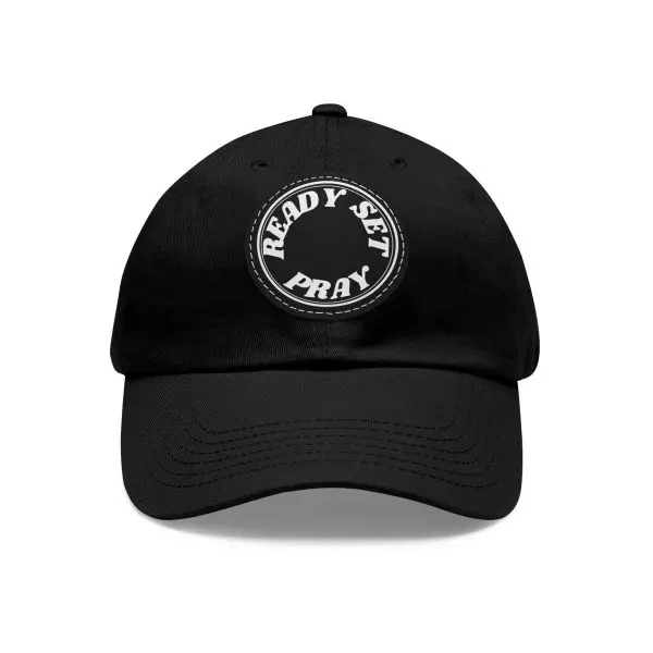 Hat with Leather Patch (Round) READY SET PRAY TM - Image 13