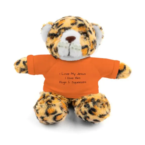 A Stuffed Animal with Tee I Love My Jesus I Give Him Hugs & Squeezes TM - Image 46