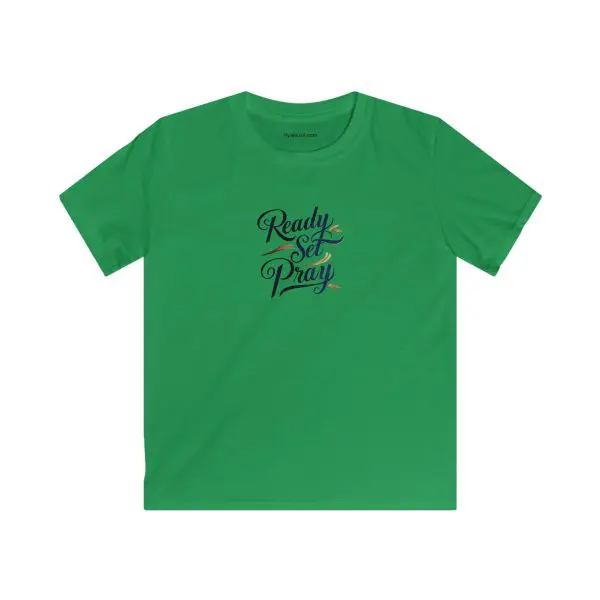 Kids Softstyle Tee READY SET PRAY TM - Image 4