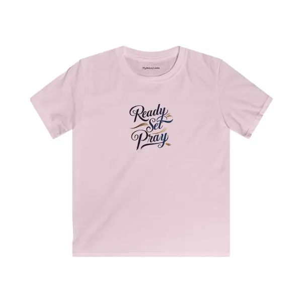 Kids Softstyle Tee READY SET PRAY TM - Image 6