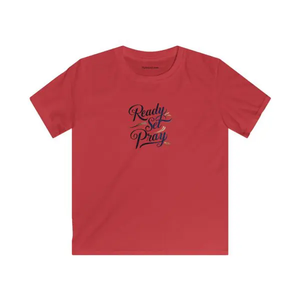 Kids Softstyle Tee READY SET PRAY TM - Image 7