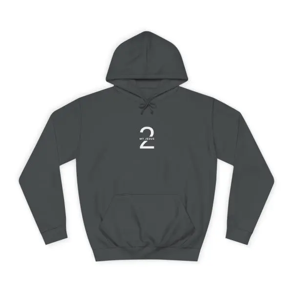 Unisex College Hoodie My Jesus 2 Logo TM - Image 4