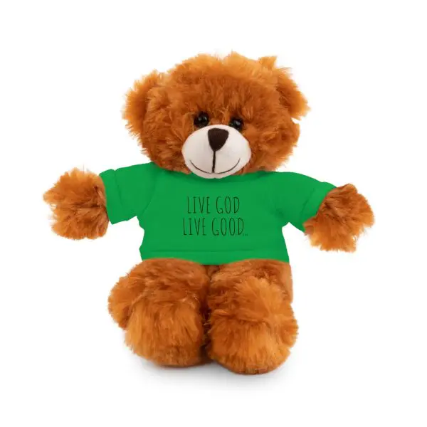A Stuffed Animal with Tee LIVE GOD LIVE GOOD TM - Image 91