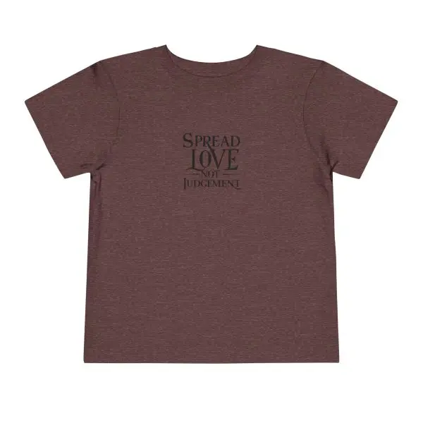Toddler Short Sleeve Tee Spread Love Not Judgement TM - Image 11