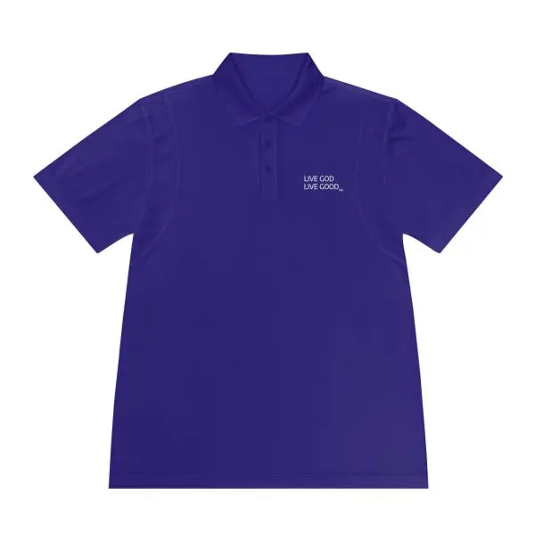 LIVE GOD LIVE GOOD Men's Sport Polo Shirt TM - Image 19