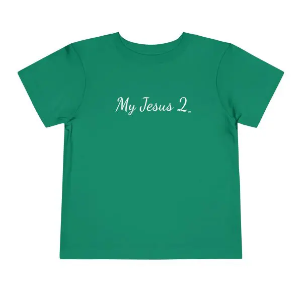 My Jesus 2 Toddler Short Sleeve Tee White Letters TM - Image 9