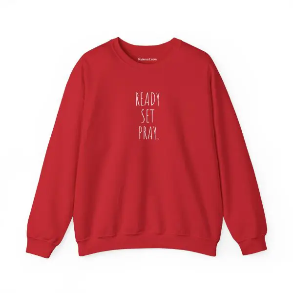 Unisex Heavy Blend Crewneck Sweatshirt READY SET PRAY TM - Image 16