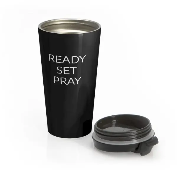 Cup Stainless Steel Travel Mug READY SET PRAY TM - Image 2
