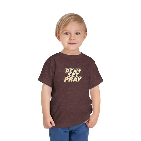 Toddler Short Sleeve Tee READY SET PRAY TM - Image 2