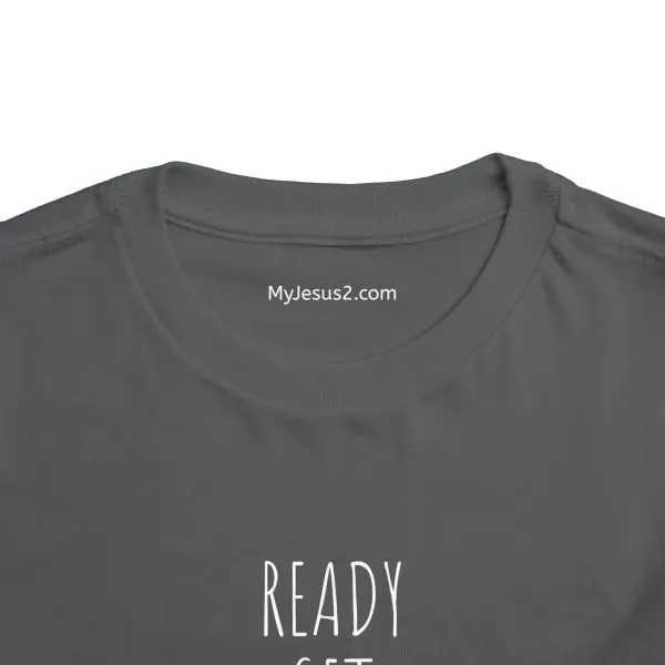 READY SET PRAY Toddler Short Sleeve Tee White Letters TM - Image 14
