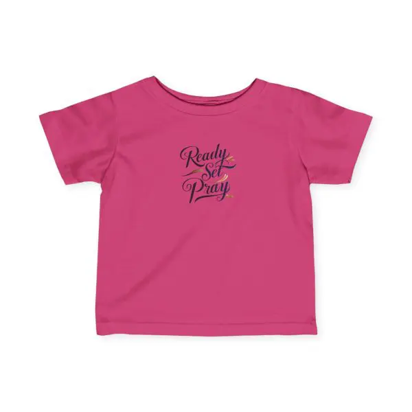 Infant Fine Jersey Tee READY SET PRAY TM - Image 3