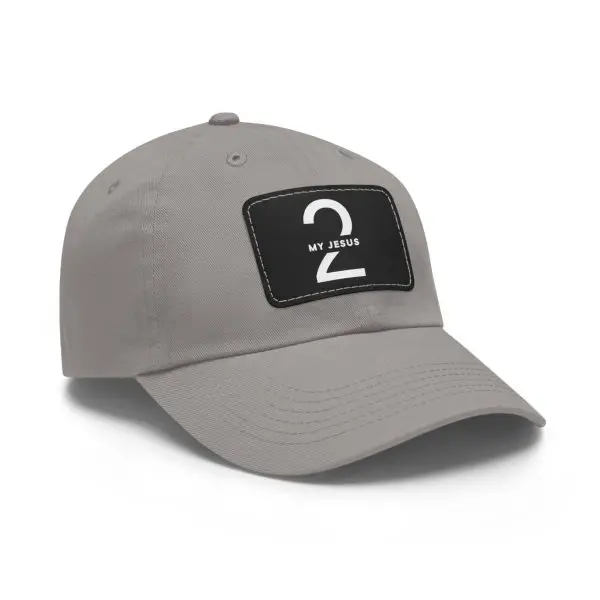 Hat with Leather Patch (Rectangle) My Jesus 2 TM - Image 10