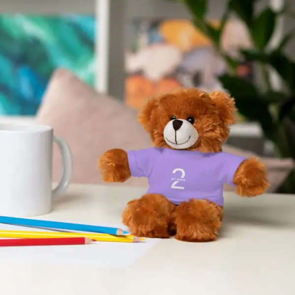 A Stuffed Animal with Tee My Jesus 2 Logo TM - Image 6