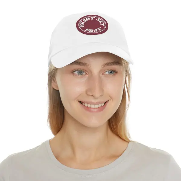 Hat with Leather Patch (Round) READY SET PRAY TM - Image 12
