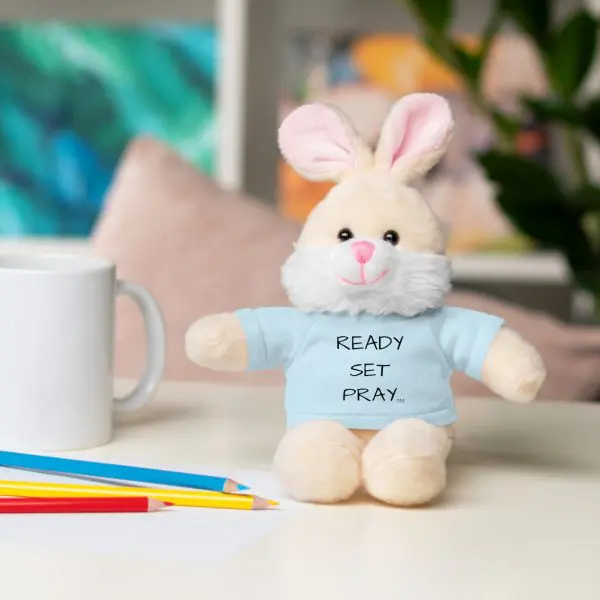 A Stuffed Animal with Tee READY SET PRAY TM - Image 3