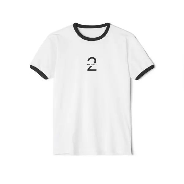 My Jesus 2 Logo Unisex Cotton Ringer T-Shirt TM - Image 4