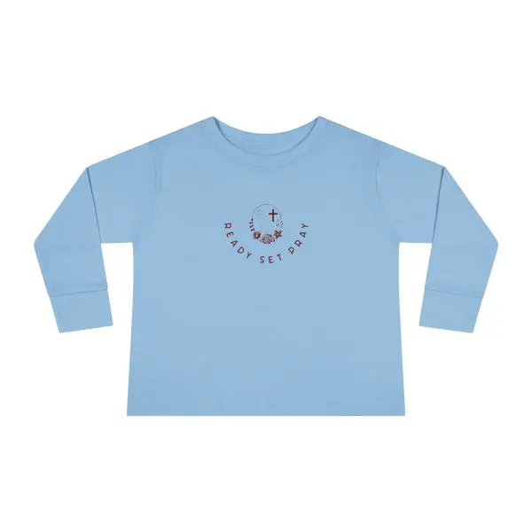 READY SET PRAY Toddler Long Sleeve Tee TM - Image 5