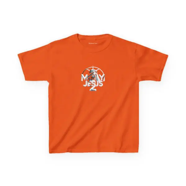 Kids Heavy Cotton Tee My Jesus 2 TM - Image 7