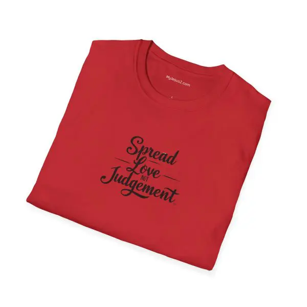 Spread Love Not Judgement Unisex Softstyle T-Shirt TM - Image 18