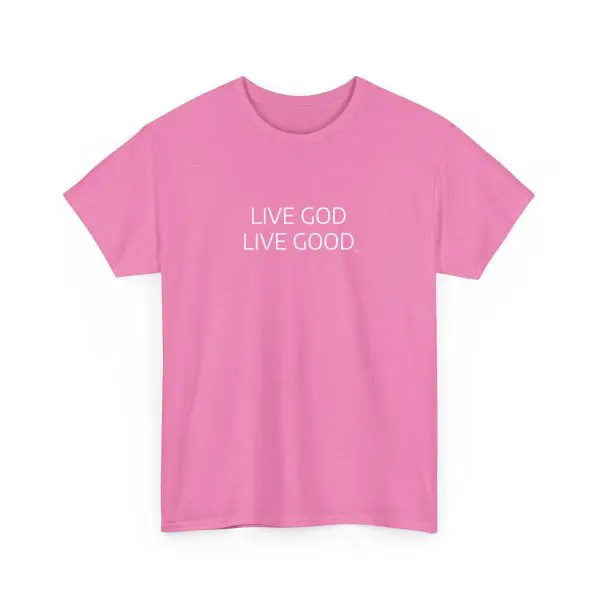 LIVE GOD LIVE GOOD Unisex Heavy Cotton Tee TM - Image 14