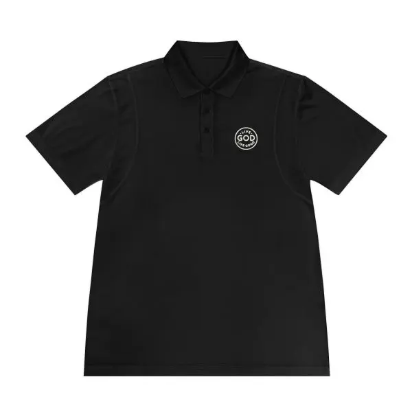 LIVE GOD LIVE GOOD Men's Sport Polo Shirt TM